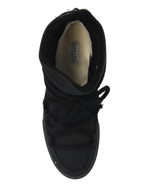 Inuikii Black Snow Boots `abaca`,
