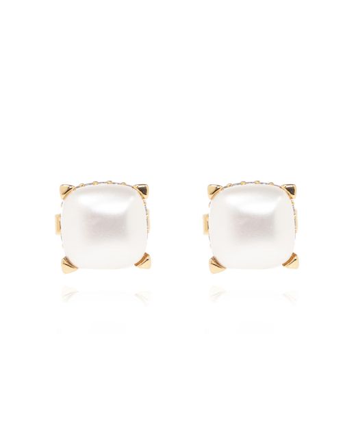 Kate Spade Metallic Pearl Earrings,