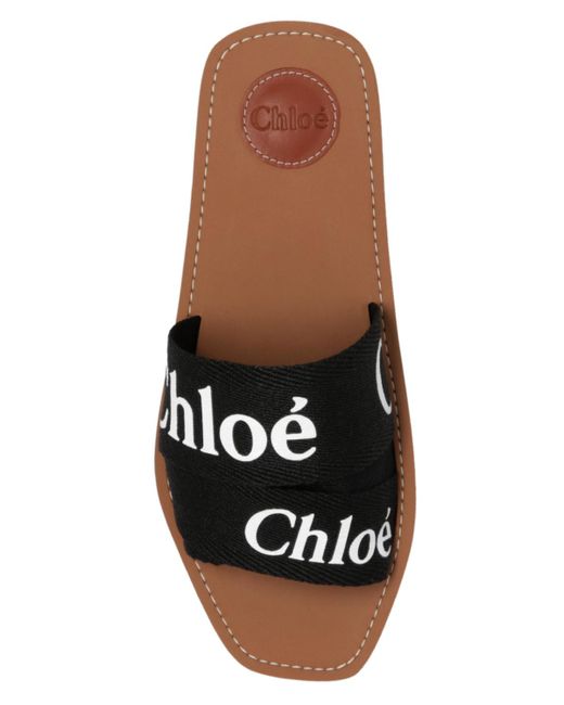 Chloé Black 'woody' Slides,