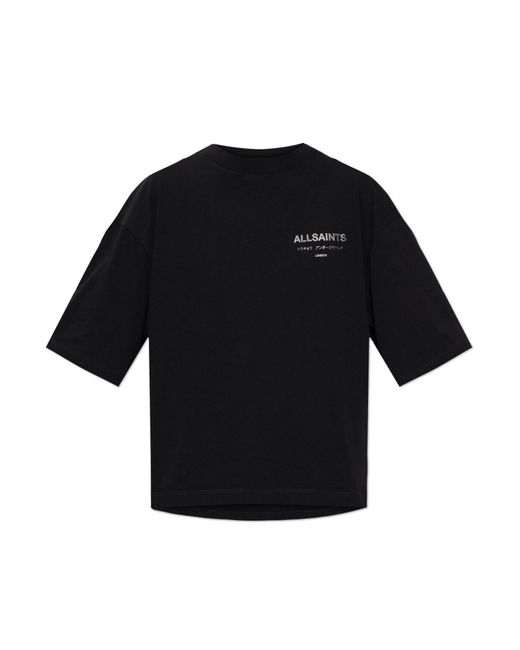 AllSaints Black T-Shirt "Under"