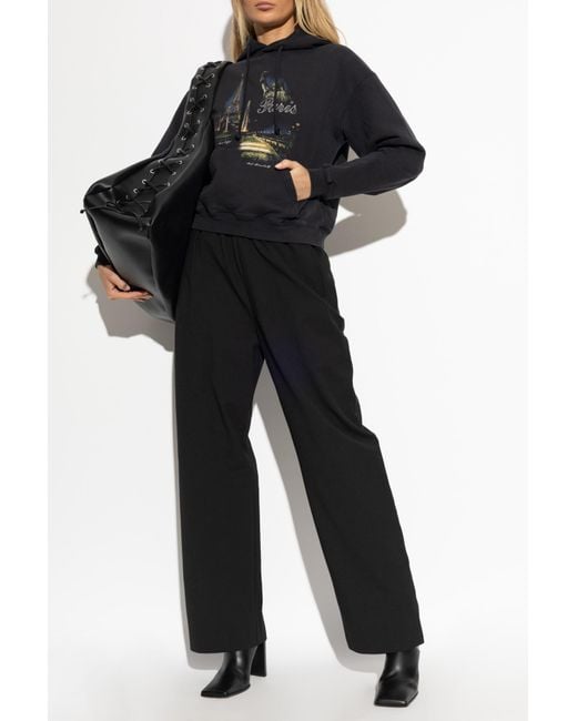Vetements Black Sweatshirt With Print