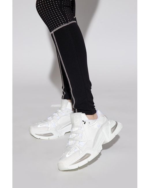Dolce & Gabbana White 'Airmaster' Sneakers