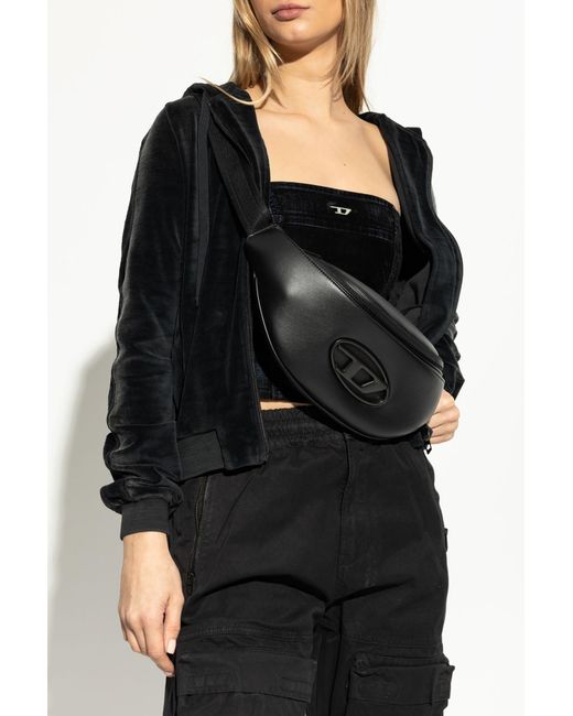 DIESEL Black Belt Bag Holi-D Belt Bag M