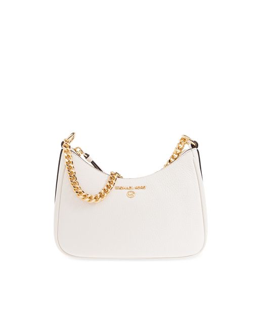 MICHAEL Michael Kors 'jet Set Charm' Shoulder Bag in White