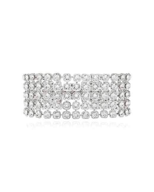 Balenciaga Metallic Choker With Shimmering Crystals