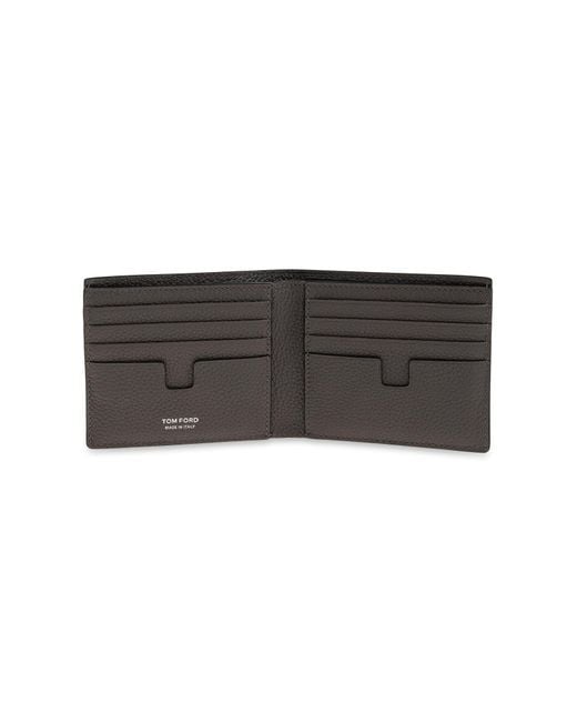 Tom Ford Black Leather Wallet for men