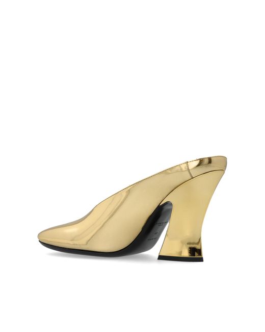 Givenchy Metallic Heeled Mules