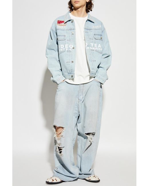 Duke & Dexter Blue Denim Jacket for men