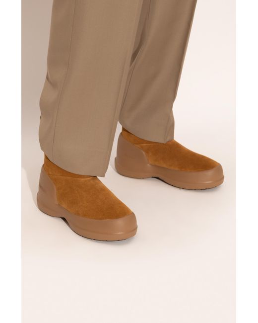 Moon Boot Natural 'Mezzaluna Mid' Snow Boots