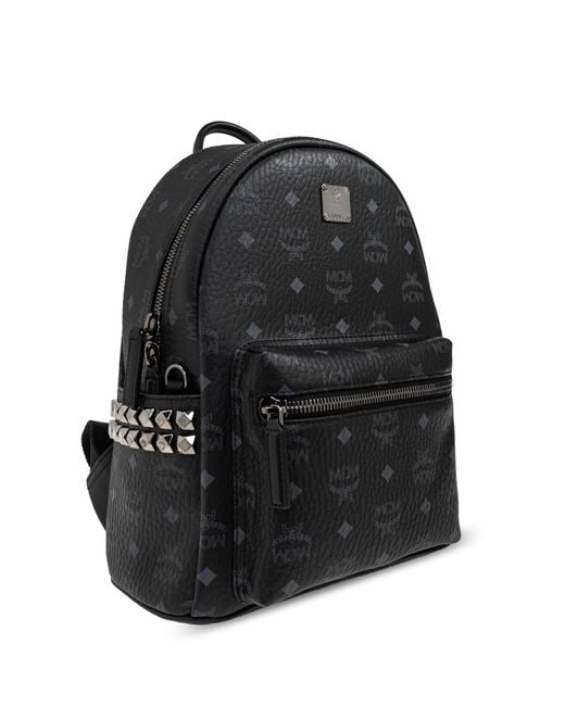 MCM Black Stark Backpack 40 for men