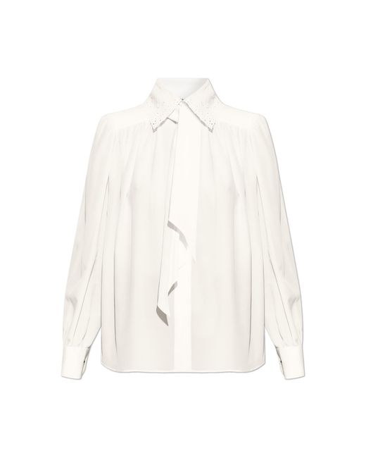 Chloé White Silk Shirt