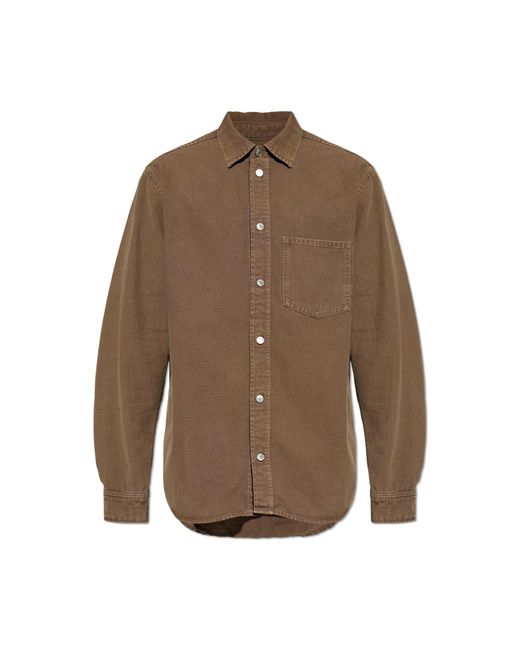 Samsøe & Samsøe Brown Shirt 'Sadamon' for men