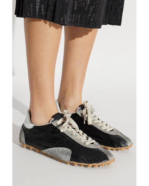Maison Margiela Black Sports Shoes With Logo
