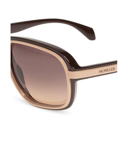 Moncler Brown "Twotone" Sunglasses