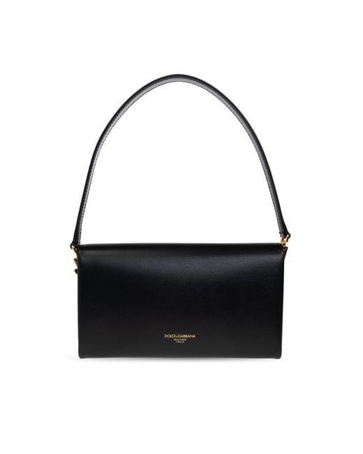 Dolce & Gabbana Black Shoulder Bag Marlene