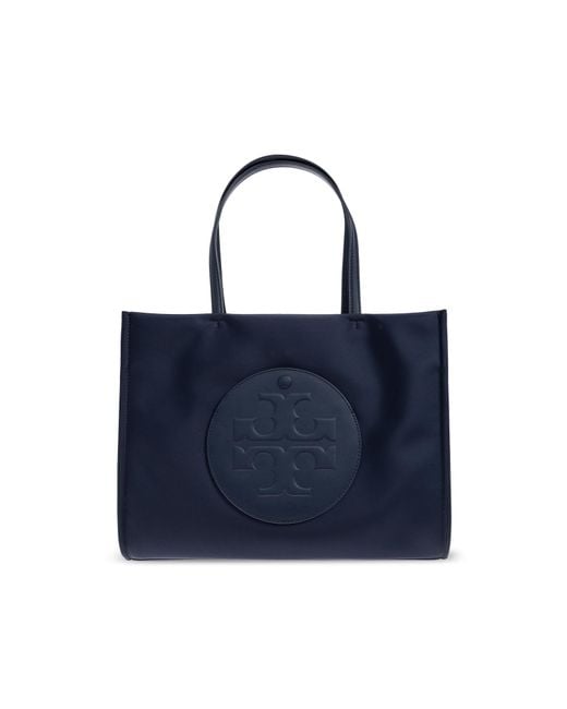 Tory Burch Blue 'Ella Small' Shopper Bag