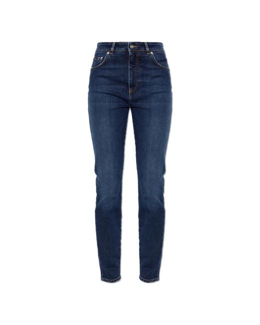 Dolce & Gabbana Blue Jeans With Tapered Legs
