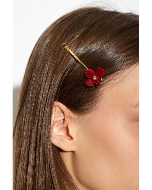 Marni White Two Hair Clips