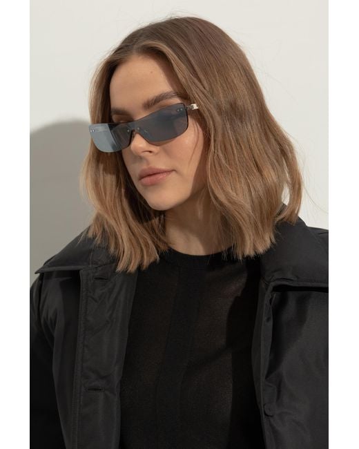 Jacquemus White Sunglasses Mirada