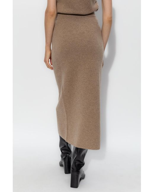 Max Mara Natural Wool Skirt Umbria