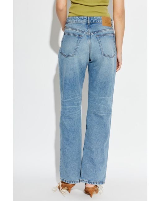 AMI Blue Jeans With Logo