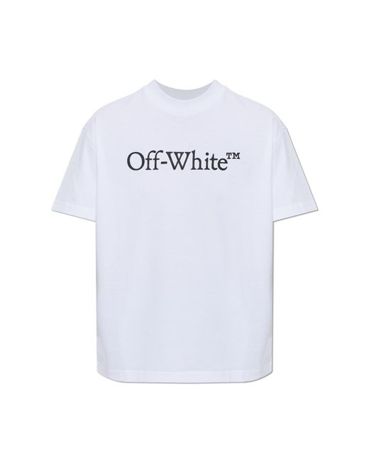 Off-White c/o Virgil Abloh White T-Shirt With Printed Logo