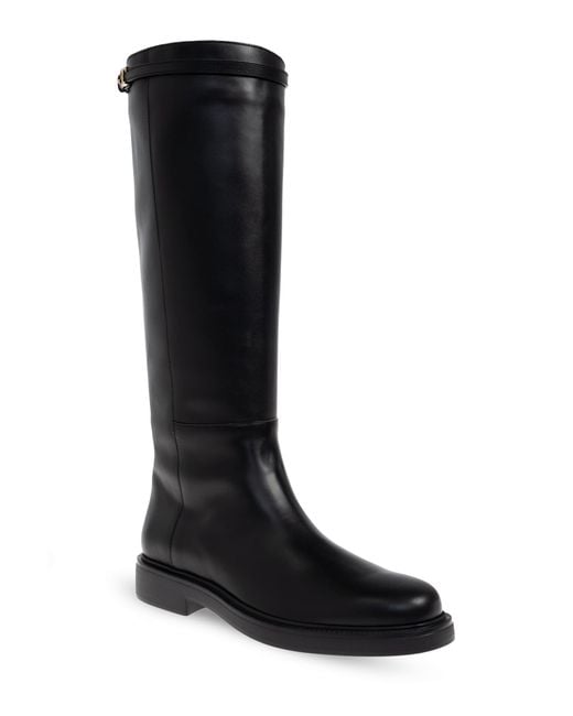 Tod's Black Leather Boots