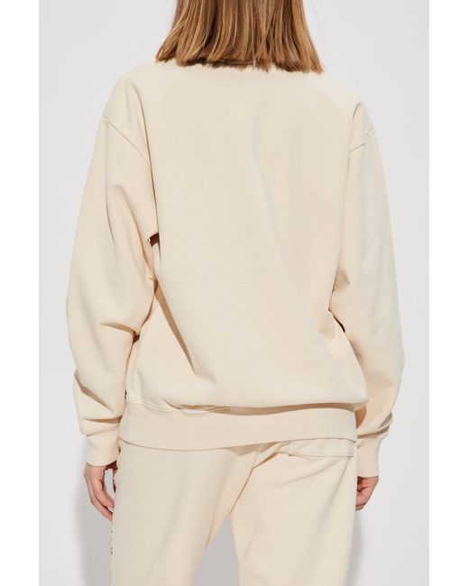 Sporty & Rich Natural Sweatshirt From The Preppy Collection