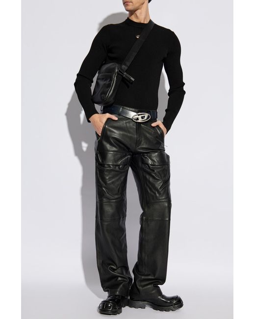 DIESEL Black Sweater K-Zackary for men