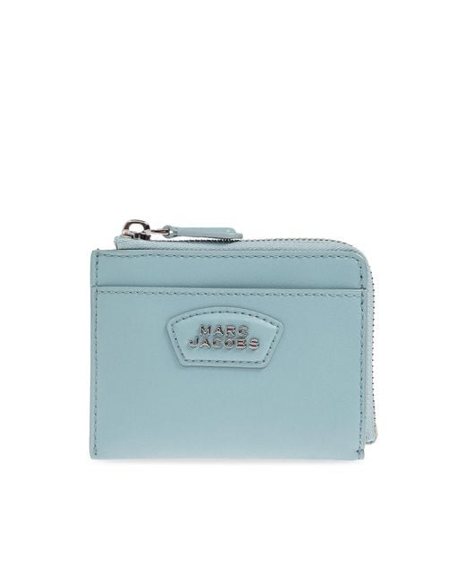 Marc Jacobs Blue Leather Card Holder