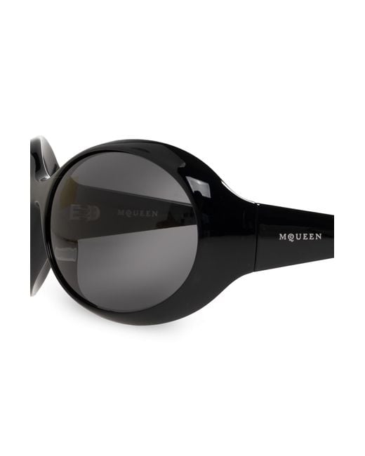 McQueen Black Sunglasses