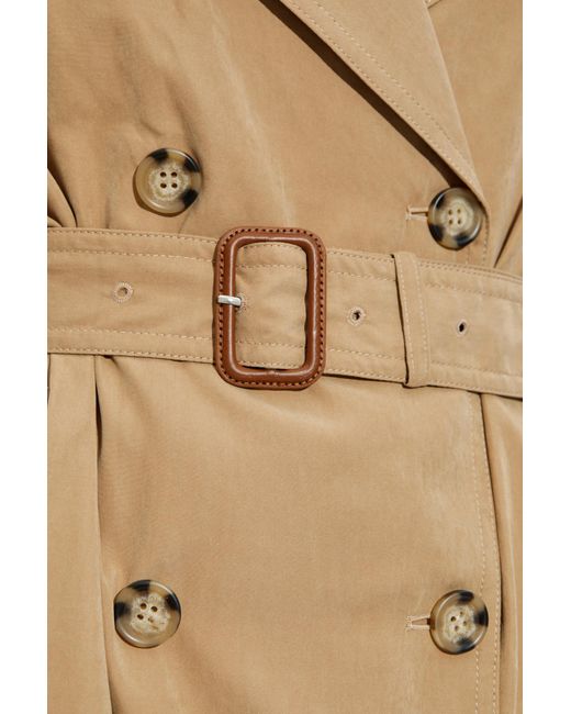 Isabel Marant Natural "Elea" Trench Coat