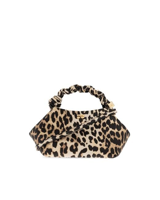 Ganni Black Handbag Made Of Eco Leather