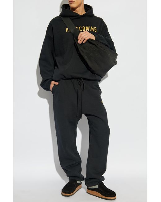 Fear Of God Black Printed Sweatshirt for men