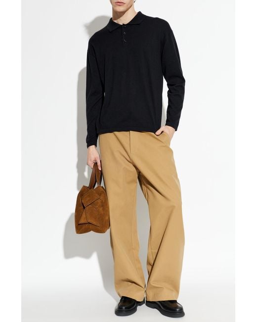 Lisa Yang Blue Sweater "Lowen" for men