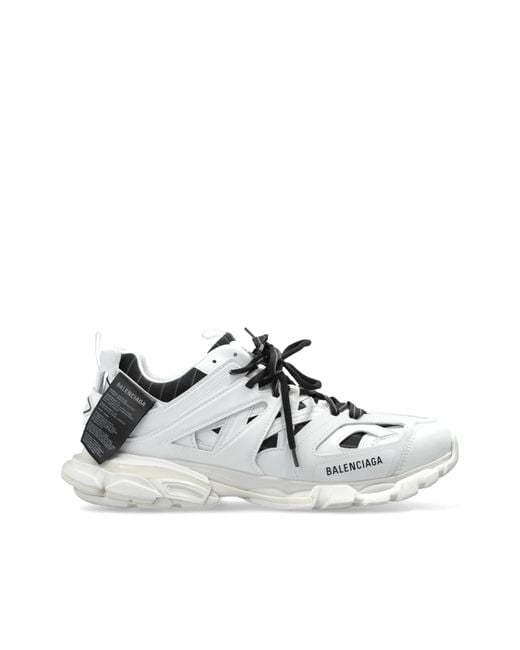 Balenciaga White 'Track' Sports Shoes for men