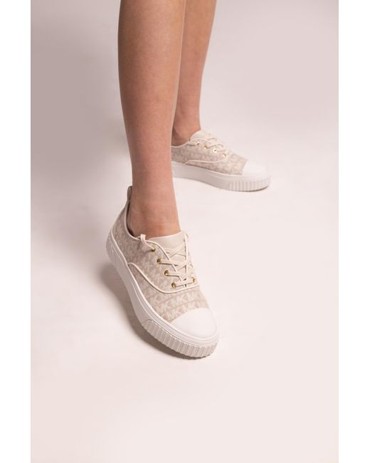 MICHAEL Michael Kors 'ollie' Sneakers in Cream (Natural) - Lyst