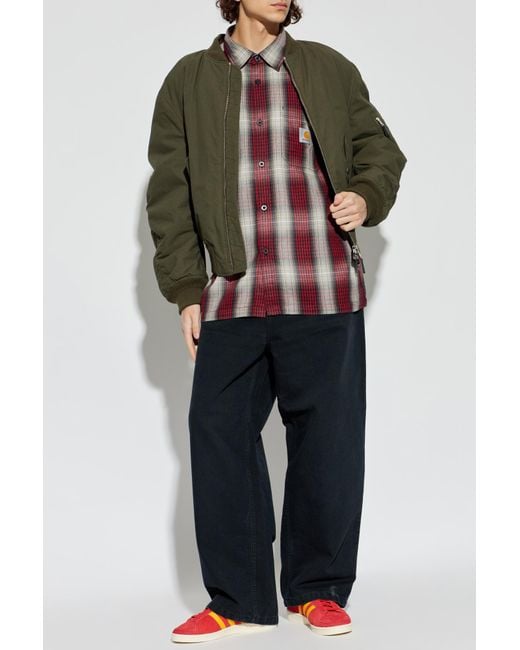 Carhartt Red "Harlin" Shirt for men