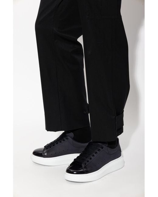 McQueen Black “Oversized” Sports Shoes for men