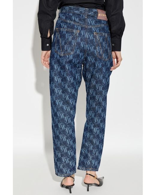 Vivienne Westwood Blue 'Baggy' Jeans With Logo