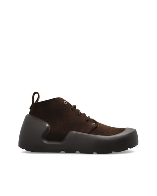 Birkenstock Brown 'Reykjavik Mid Lace' Shoes for men