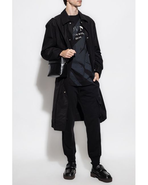 Jil Sander Black Single-Breasted Coats for men