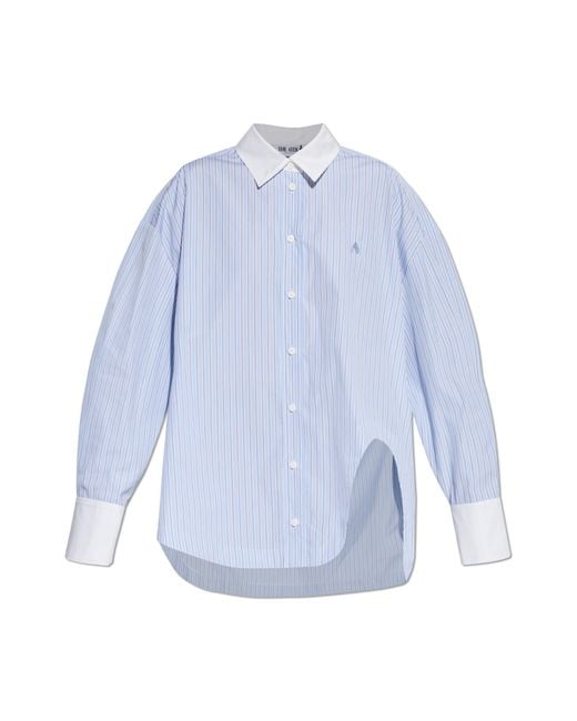 The Attico Blue Shirt With Logo