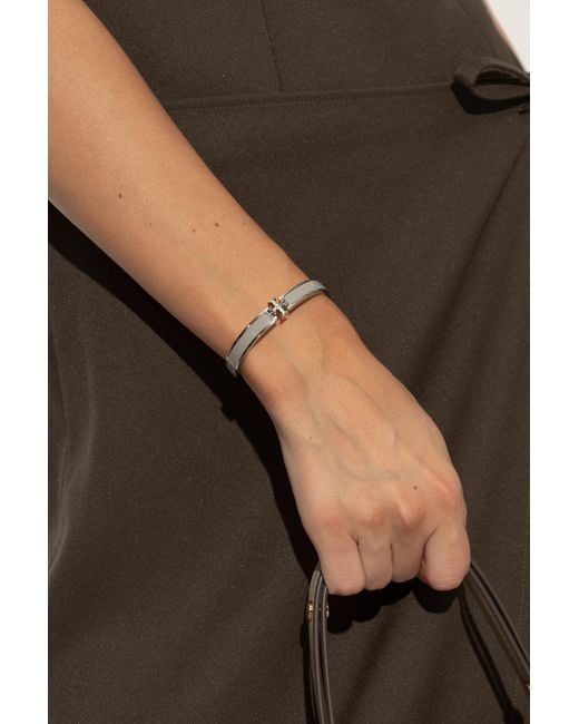 Tory Burch White Bracelet With Resin