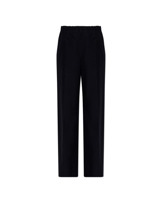 Moncler Black Wide-Leg Trousers