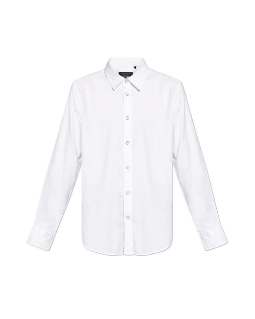 Rag & Bone White Long Sleeve Shirt for men