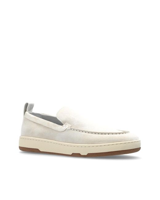 Lanvin Blue Suede Shoes for men