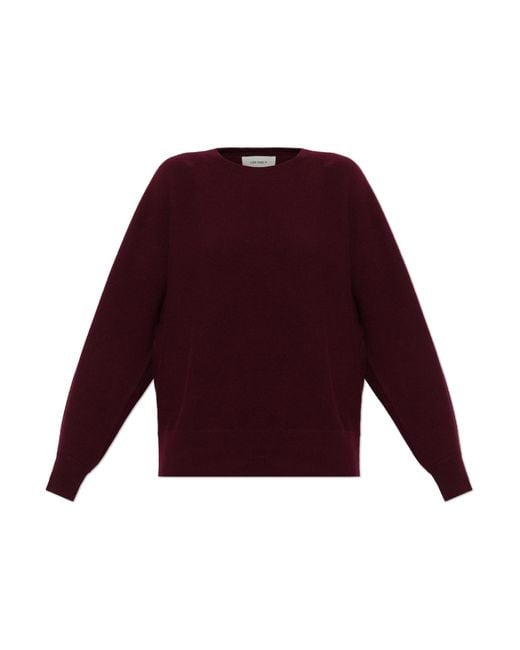 Lisa Yang Red Cashmere Sweater 'Haily'