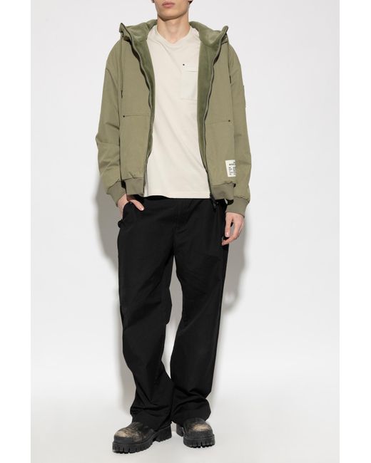 Moose Knuckles Green Reversible Hooded Jacket for men