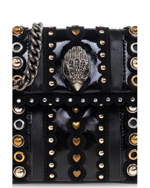 Kurt Geiger Gray Shoulder Bag "Kensington Medium"